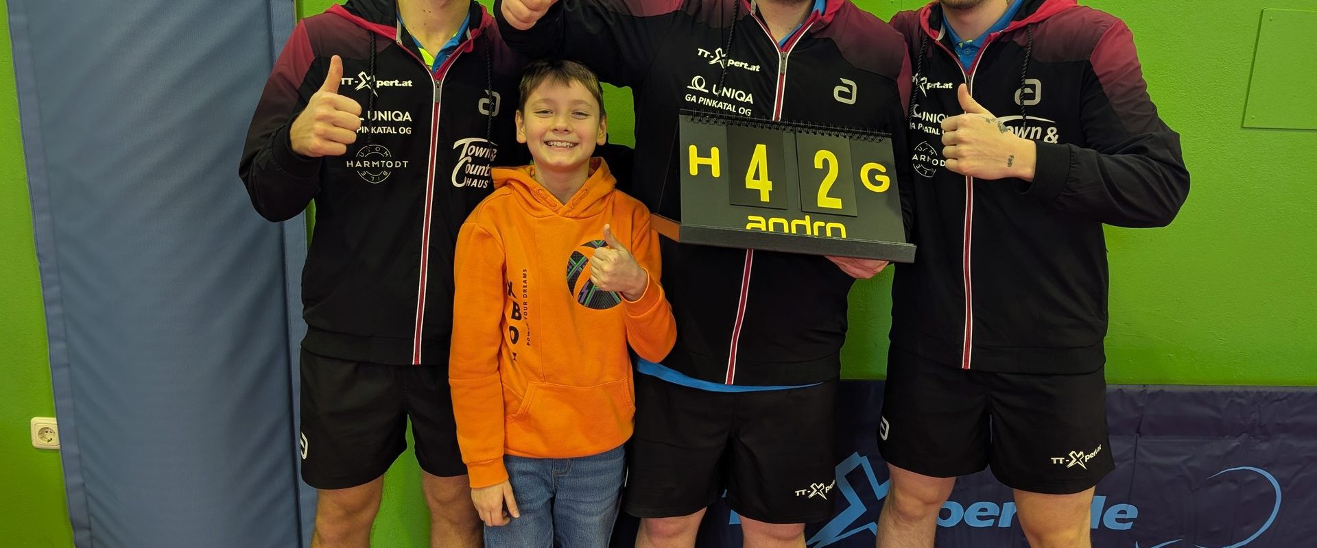 Mannschaftsfoto mit Kilian 2024